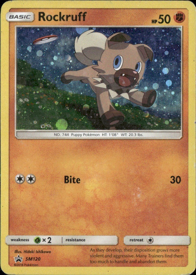 Rockruff – Promo SM Promos SM120 HP Hideki Ishikawa