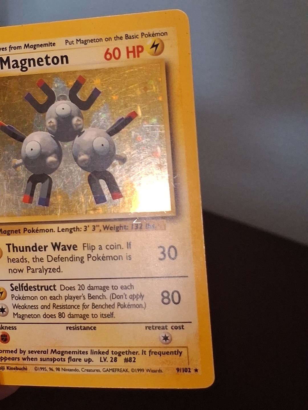 Magneton 009/102 Base Set Holo Any 3 Free Ship