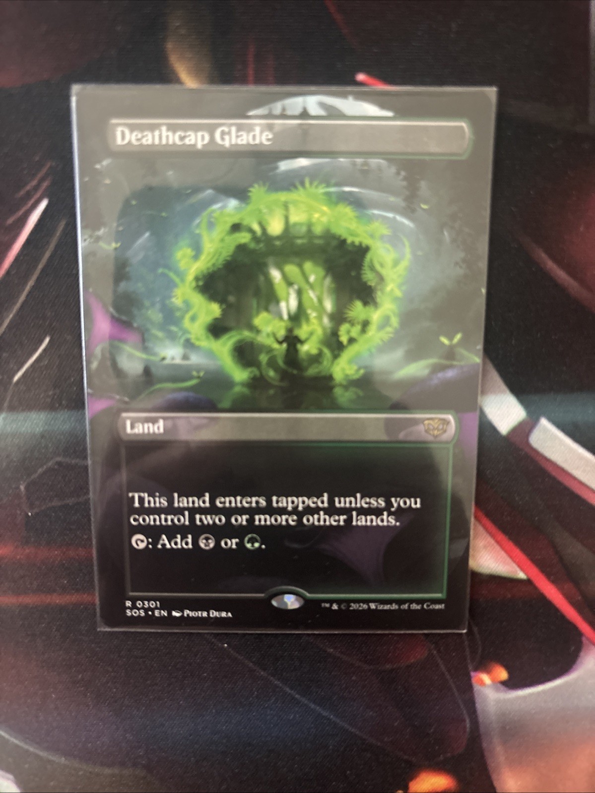 Mtg Deathcap Glade Borderless – Secrets of Strixhaven + Bonus Foils