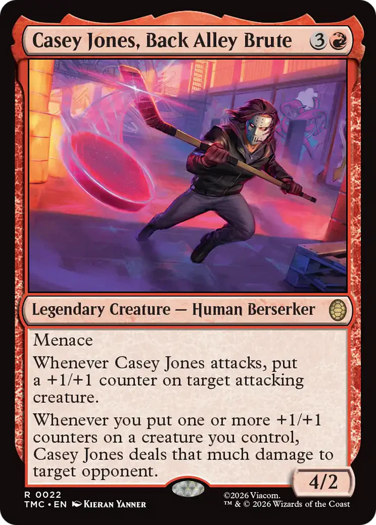 MTG Casey Jones, Back Alley Brute [Teenage Mutant Ninja Turtles Commander] Near