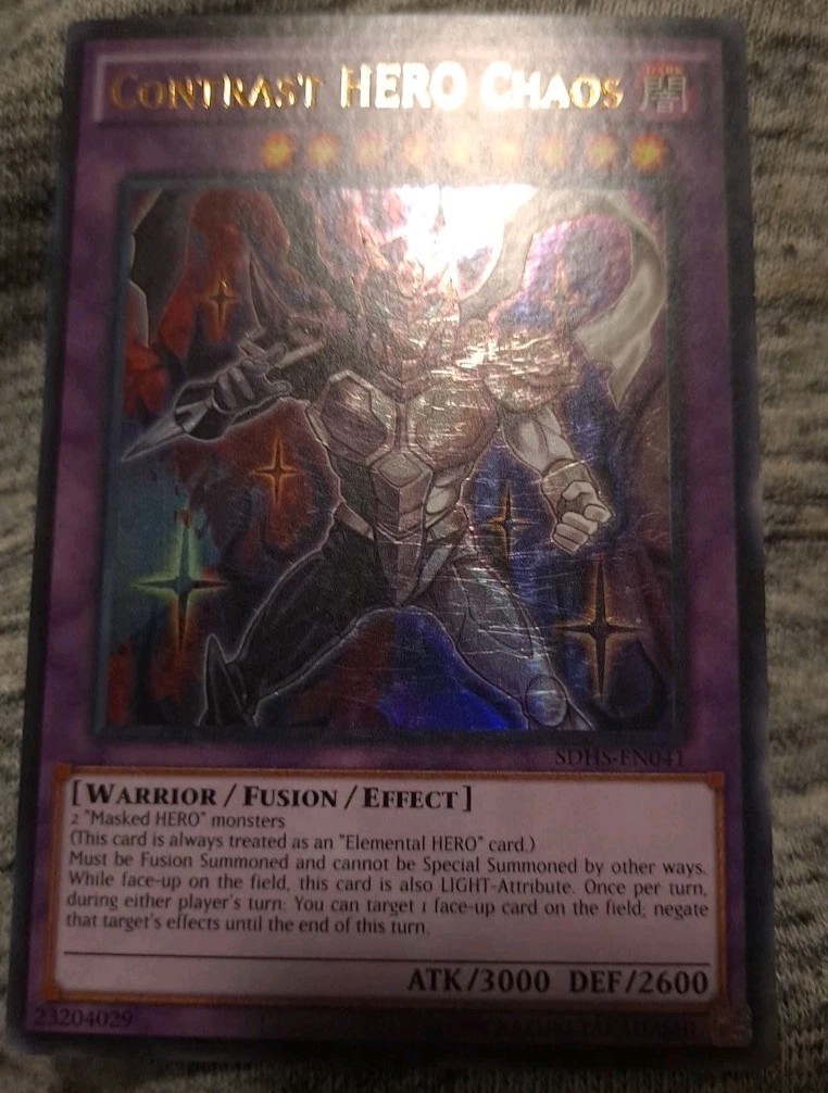 Contrast HERO Chaos SDHS-EN041 Structure Deck: HERO Strike 1st Edition