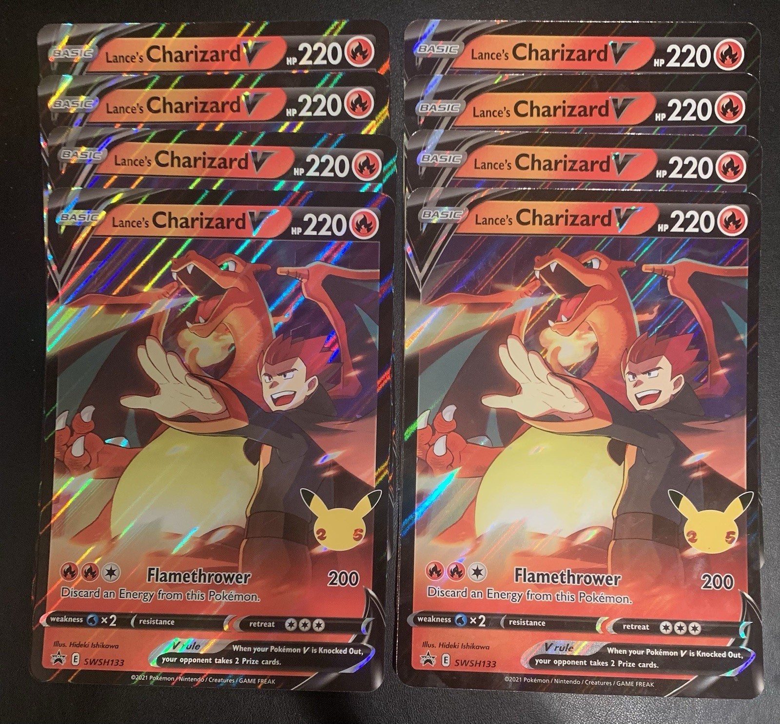 JUMBO Lance’s Charizard V SWSH133: Sword & Shield Promo Card Holo