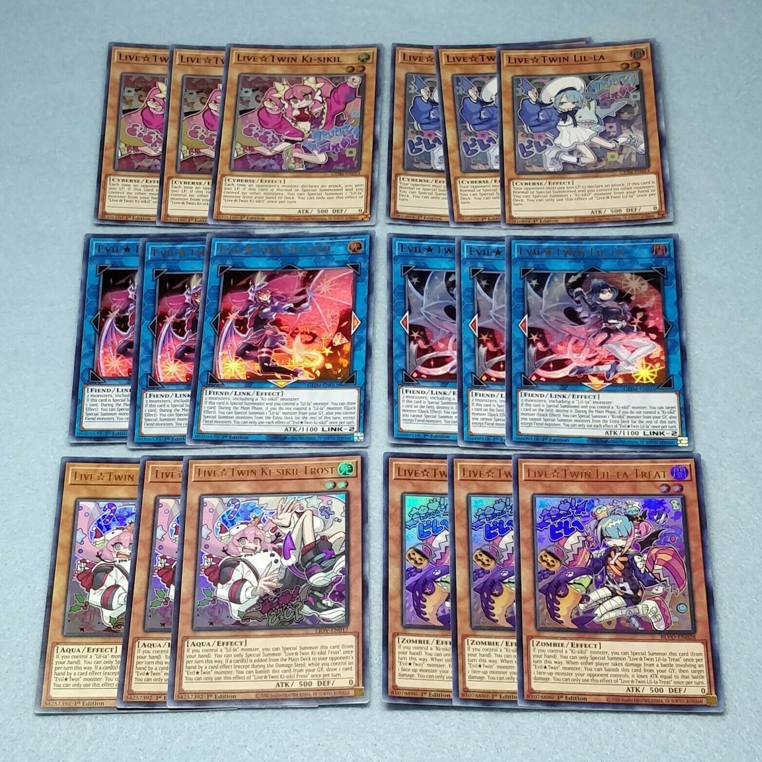 Complete Live Twin Deck: Ki-sikil Fiendsmith Engraver Lacrima Req *Hot* + Bonus!