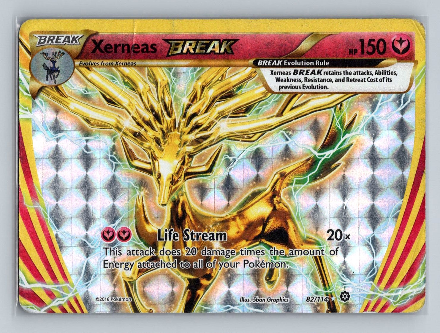 Pokemon XY – Steam Siege #82/114 Xerneas BREAK