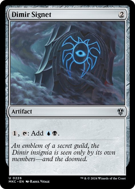 Dimir Signet [Murders at Karlov Manor] MTG