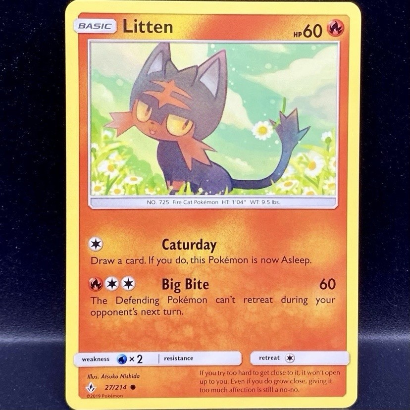 LP+/NM 🐈‍⬛ LITTEN (27) Regular Common | SM Unbroken Bonds 27/214 Atsuko Nishida