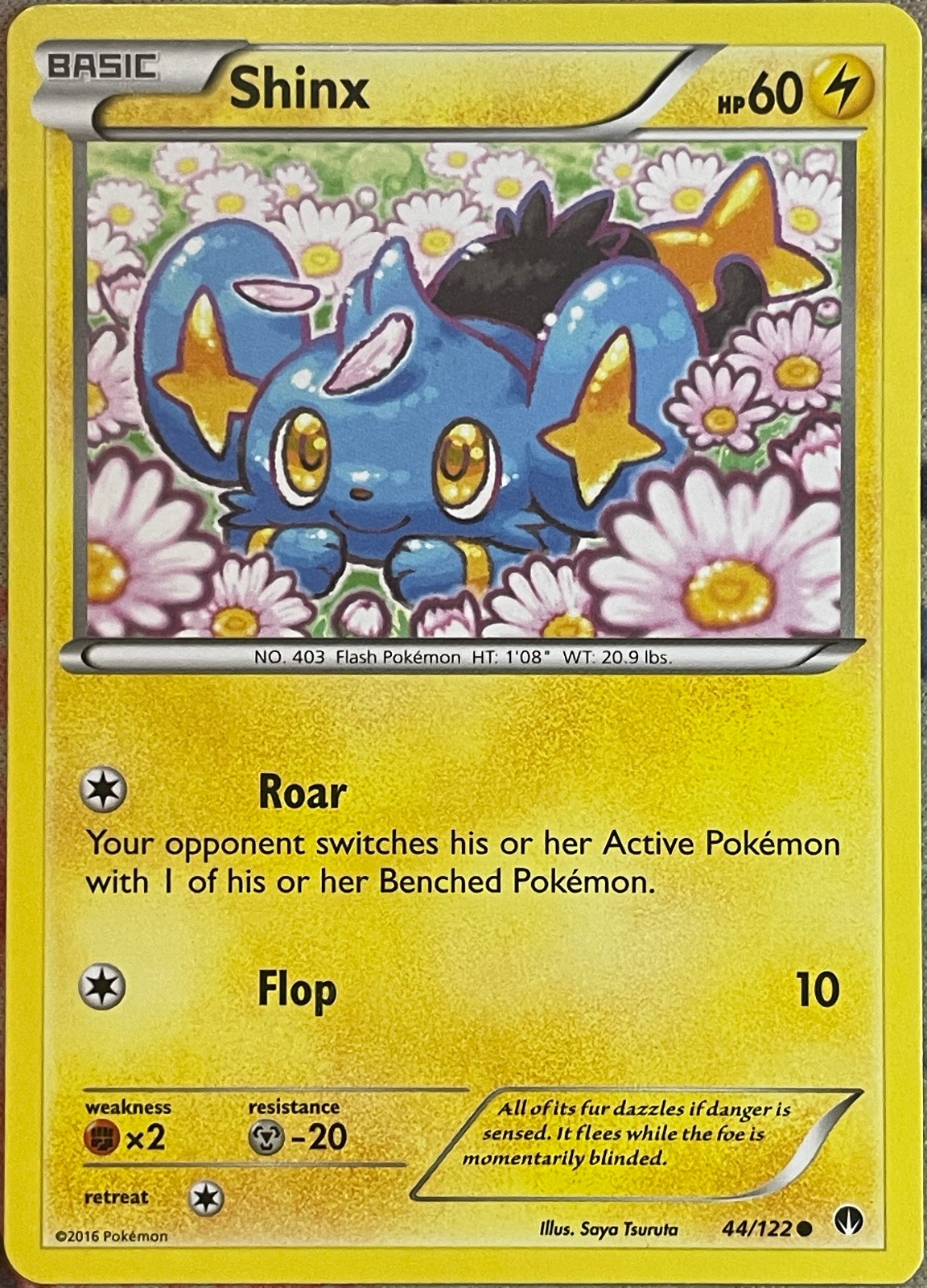 Shinx – 44/122 – XY Breakpoint Pokemon 2016