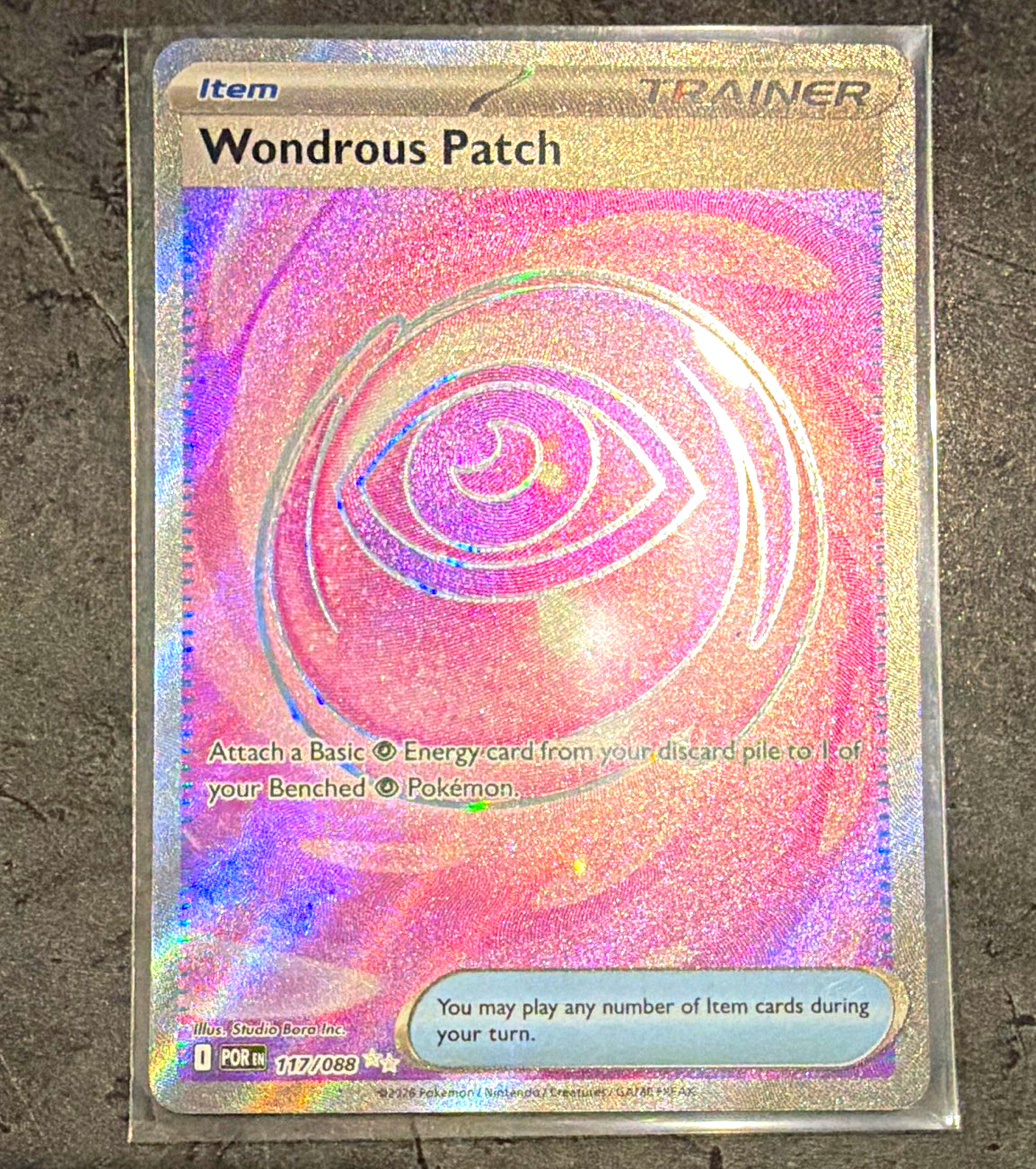 🐦‍🔥NM Pokémon Wondrous Patch 117/189 FA FH SR 🔥
