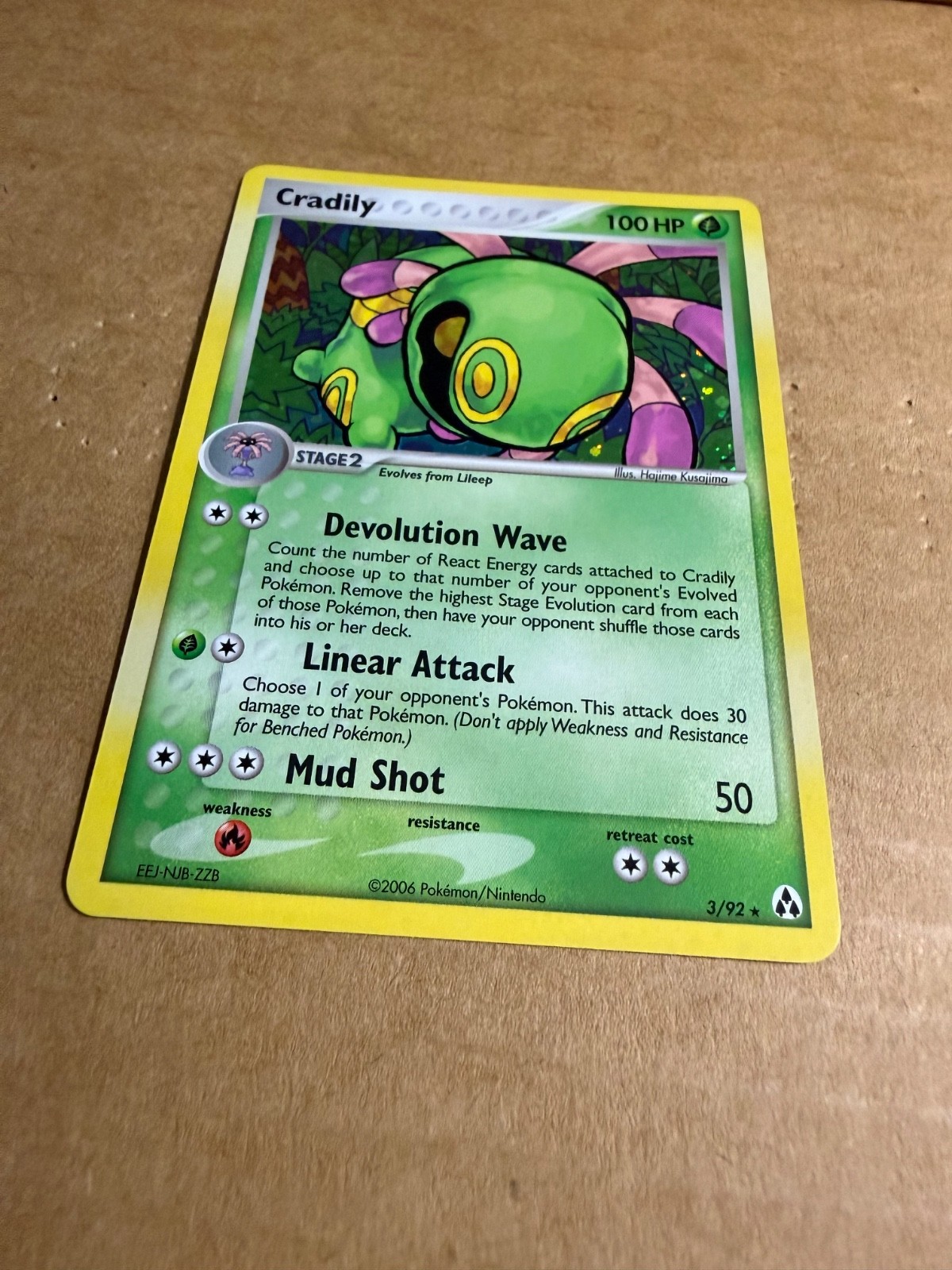 Cradily 3/92 Legend Maker Holo