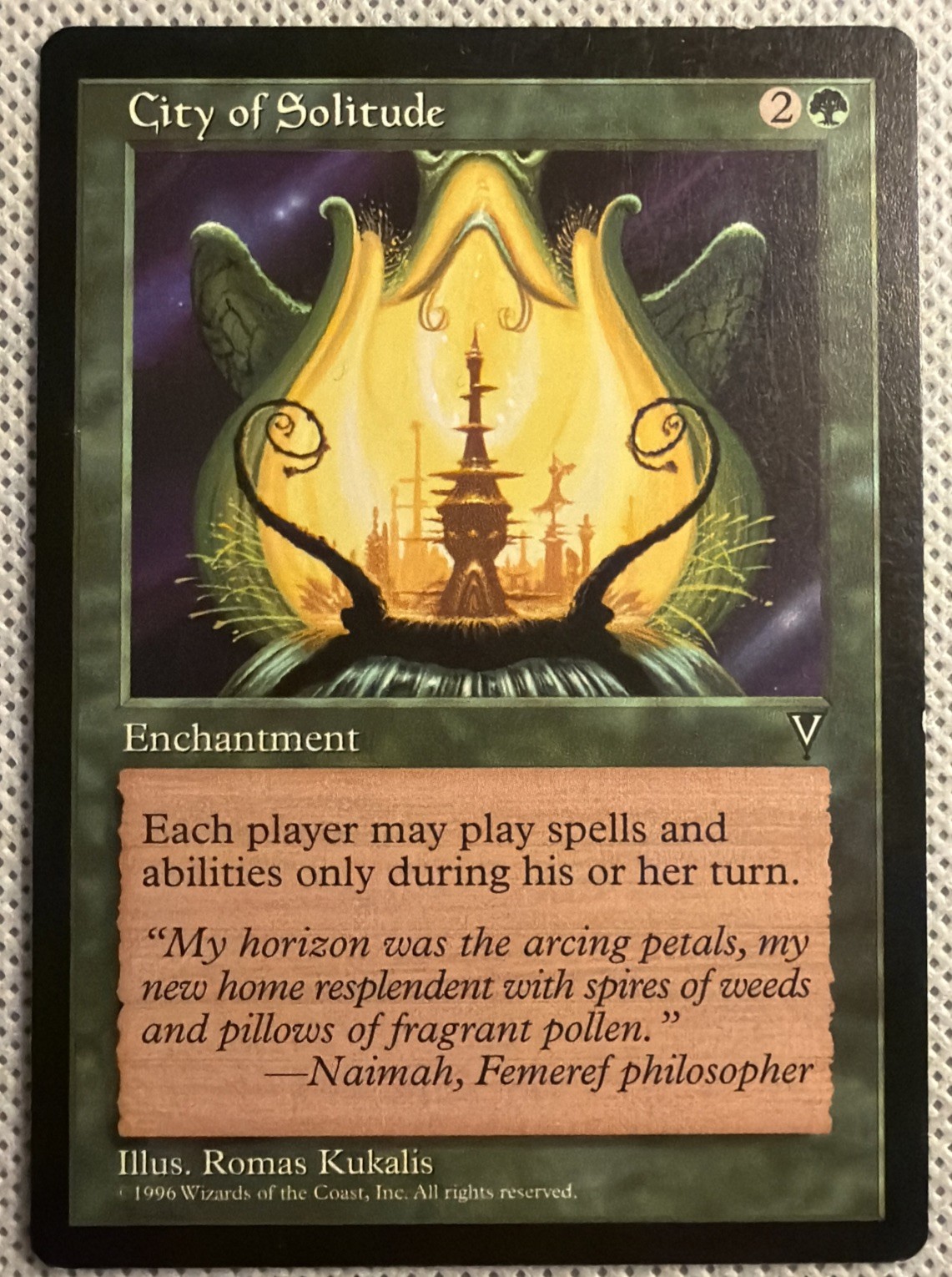 MTG Visions City of Solitude Unplayed Magic The Gathering