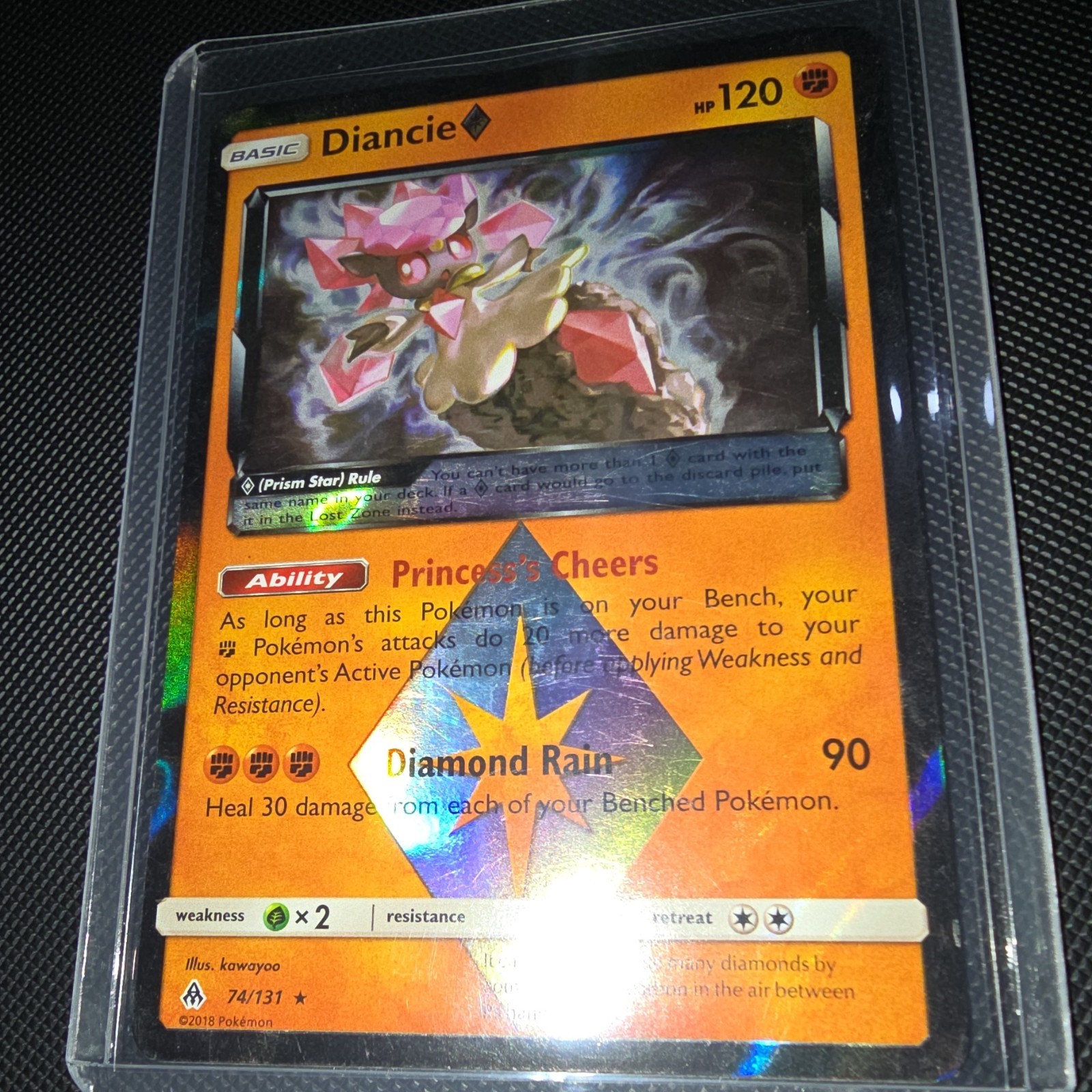 Diancie Forbidden Light Pokemon TCG 74/131