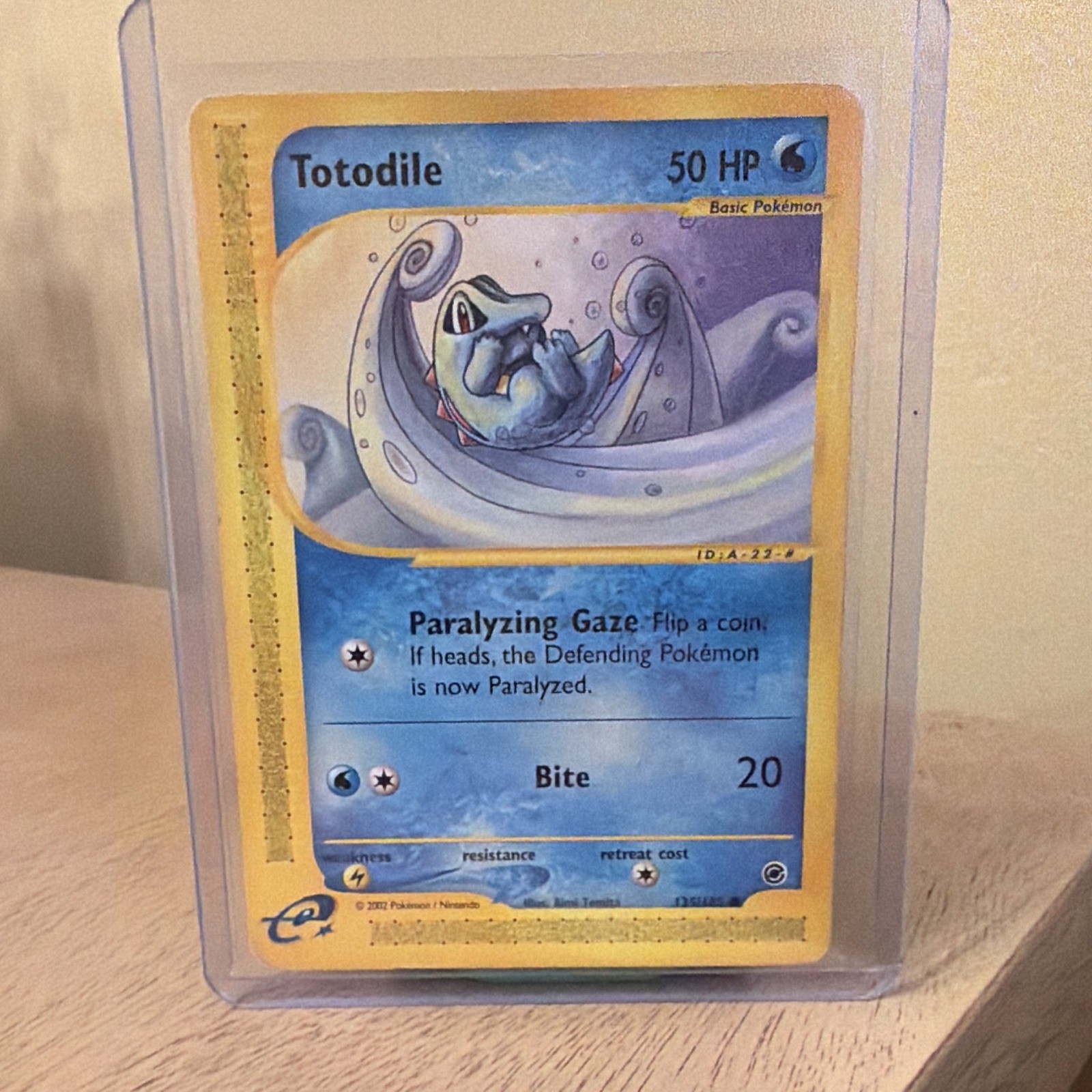 Pokemon TCG Totodile Expedition Base Set 135/165 English