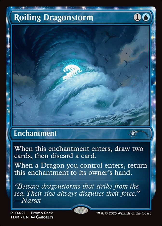 MTG Magic the Gathering Roiling Dragonstorm (421/485) Tarkir Dragonstorm LP