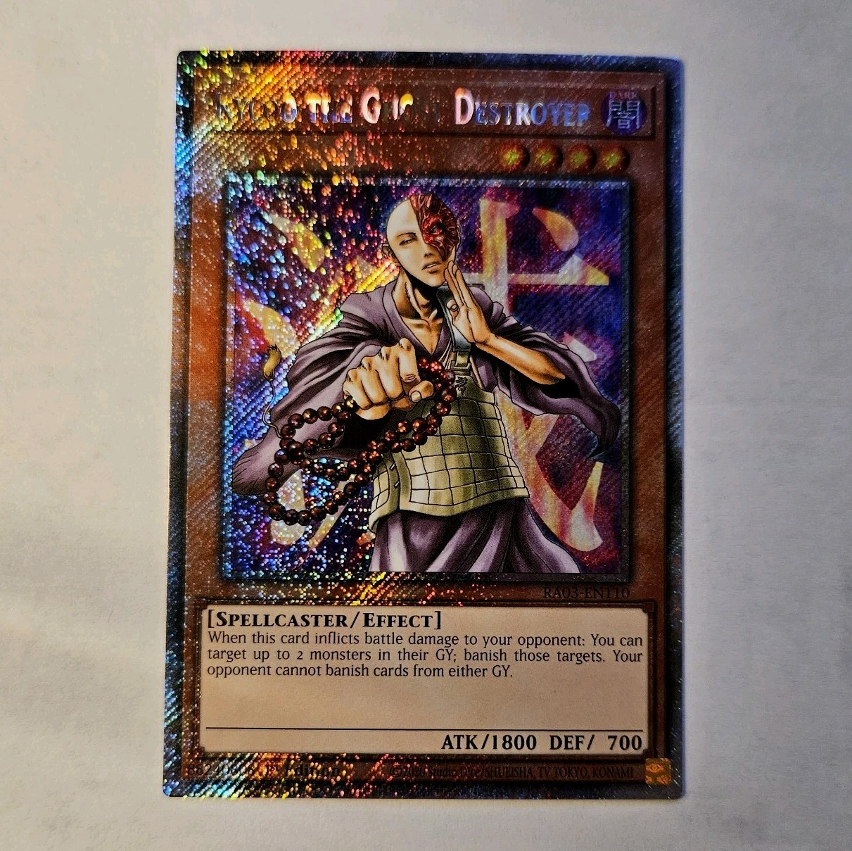 Kycoo the Ghost Destroyer Platinum Secret Rare RA03-EN110