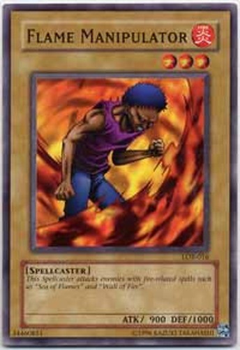 Flame Manipulator – SDJ-006 – Common – Unlimited Edition – Heavily Played