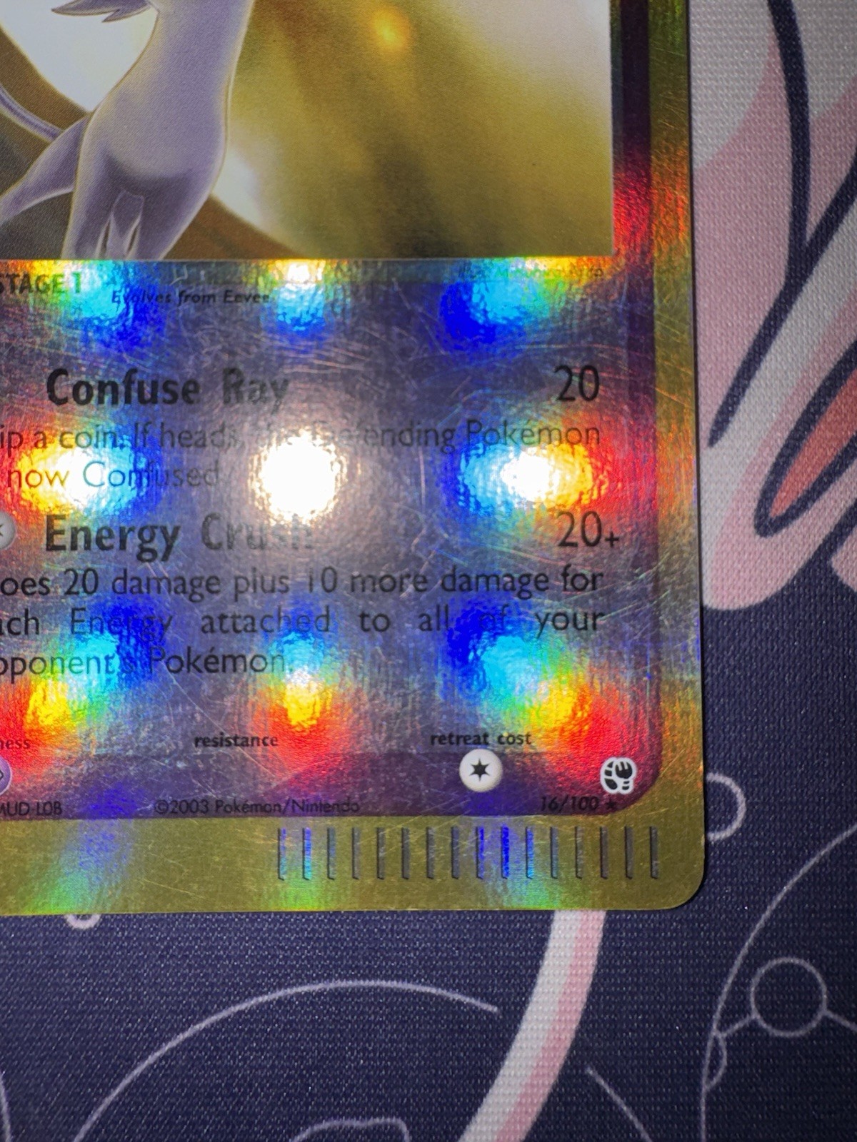 Espeon 16/100 Sandstorm Reverse Holo