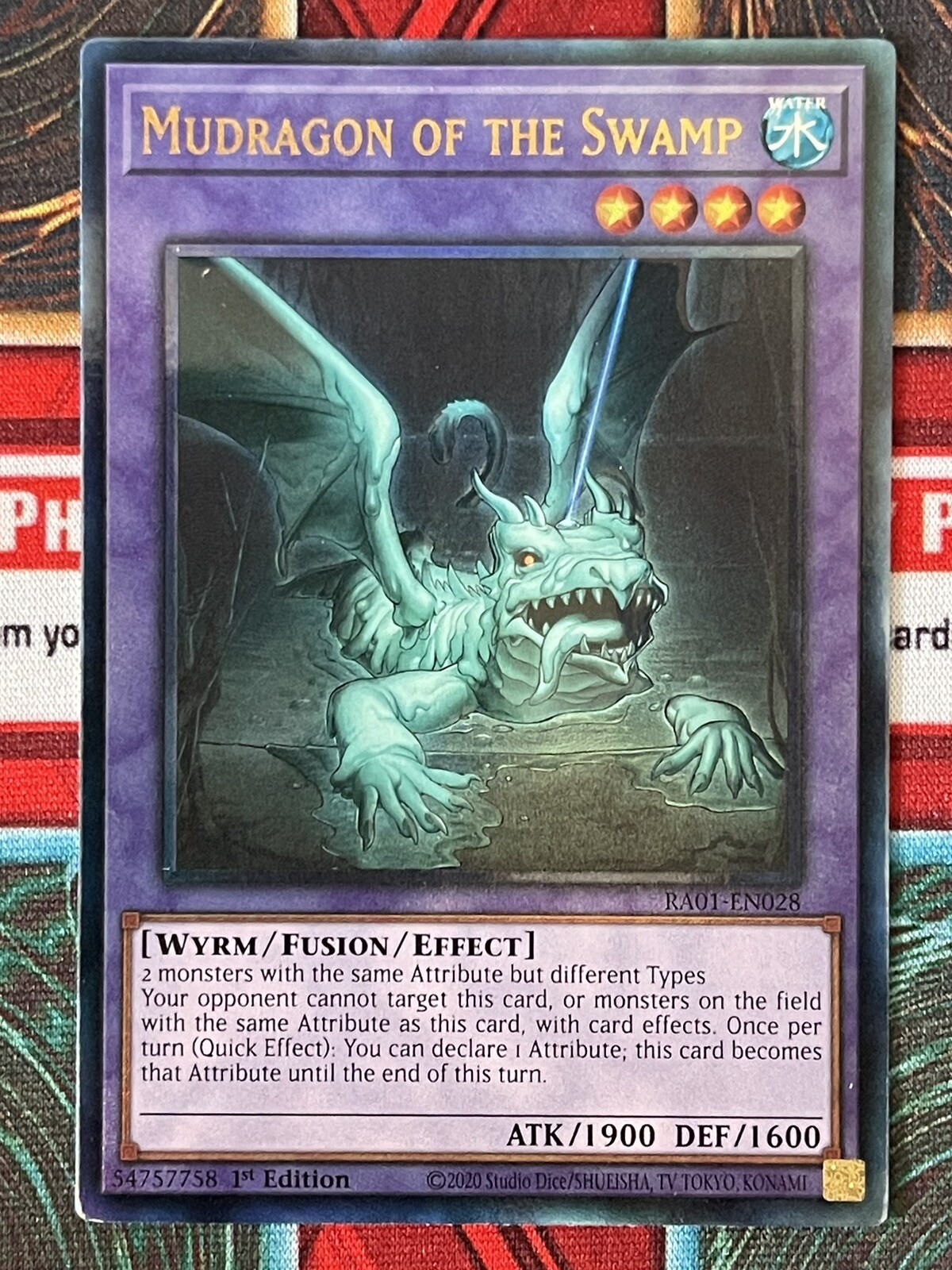 Mudragon of the Swamp | RA01-EN028 | PUR | 1st Ed | Near Mint