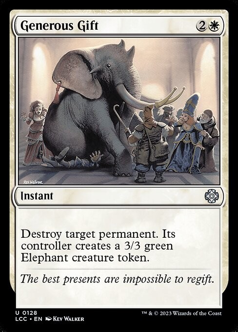 Generous Gift 128 U Normal LCC MTG NM