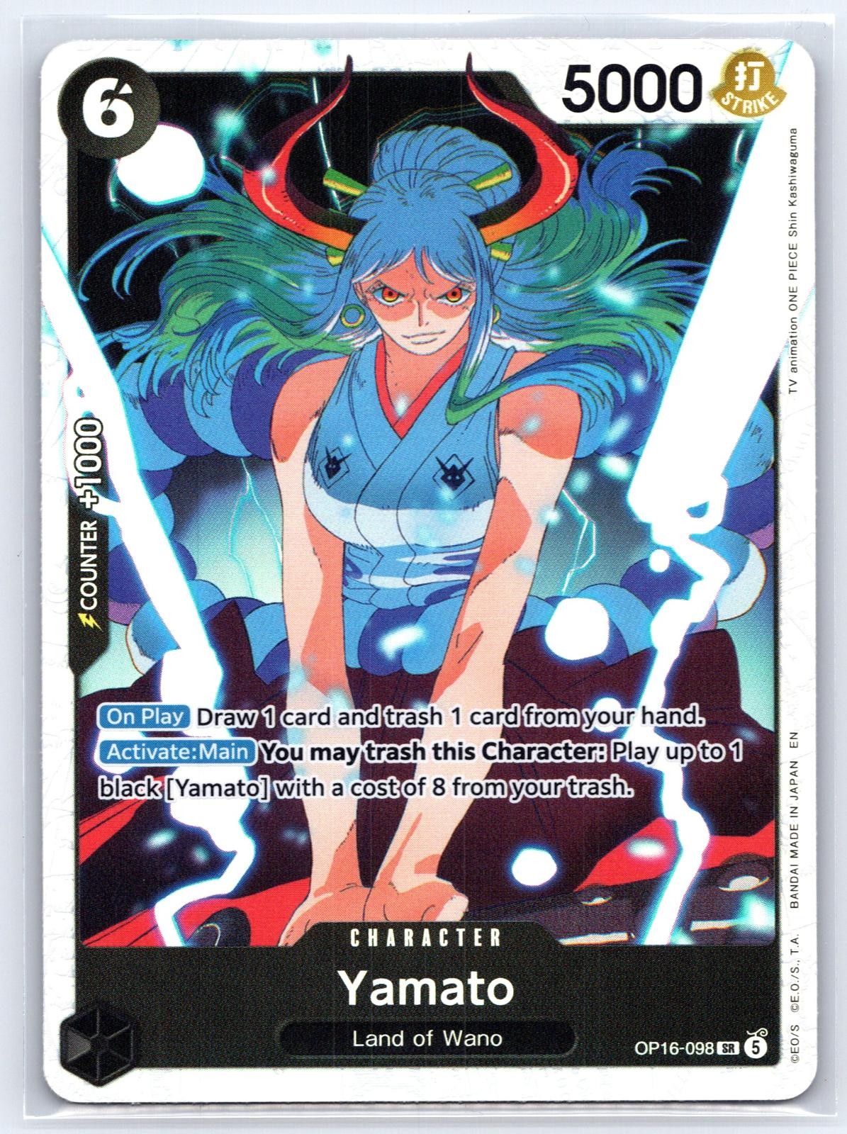 Yamato (098) OP16-098 SR The Time of Battle One Piece Foil NM