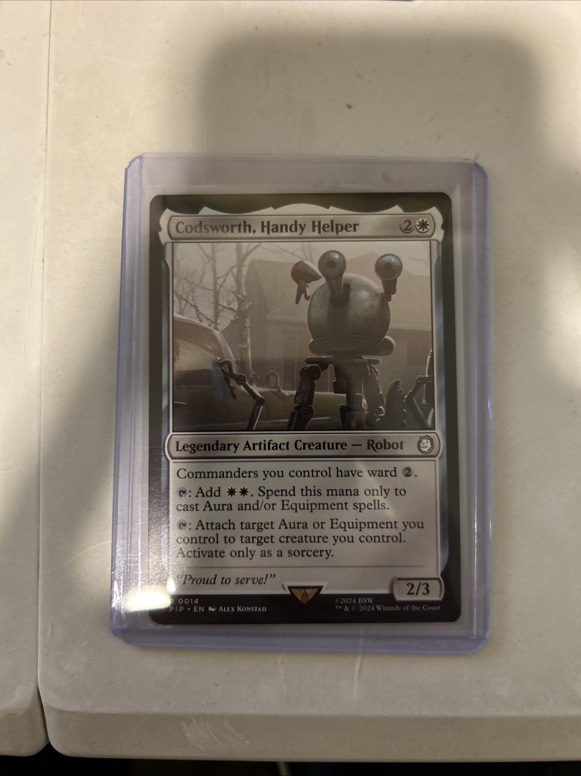Codsworth, Handy Helper #14 (NM) Fallout PIP Magic MTG