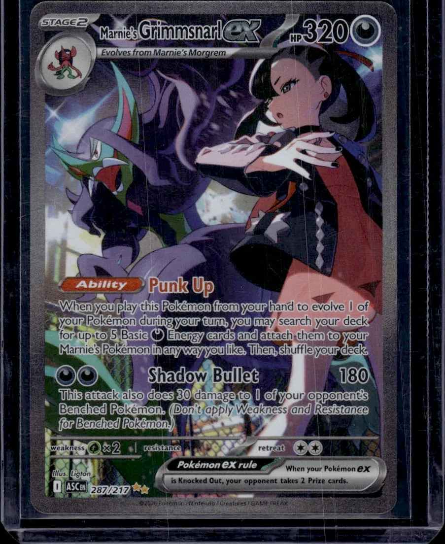 Pokemon 2026 Mega Evolution – Ascended Heroes Pokemon Marnie’s Grimmsnarl EX SAR