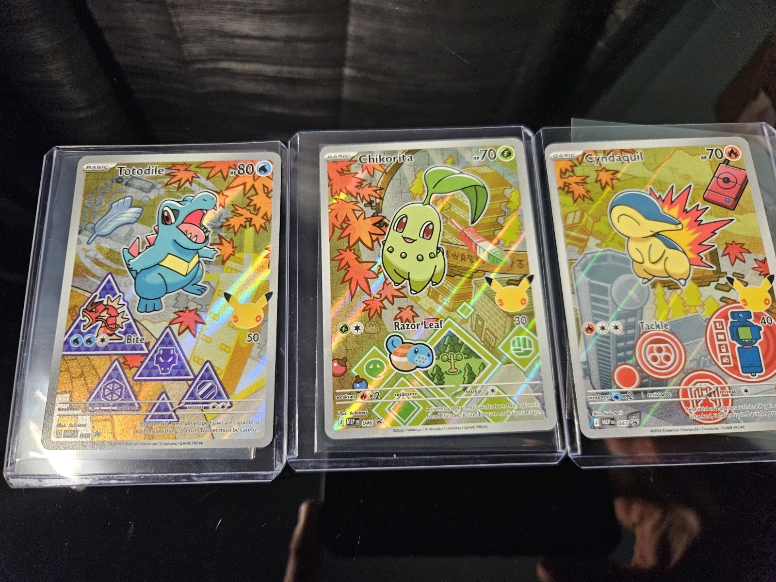Pokémon First Partner Series 2 Johto Region Chikorita Cyndaquil Totodile