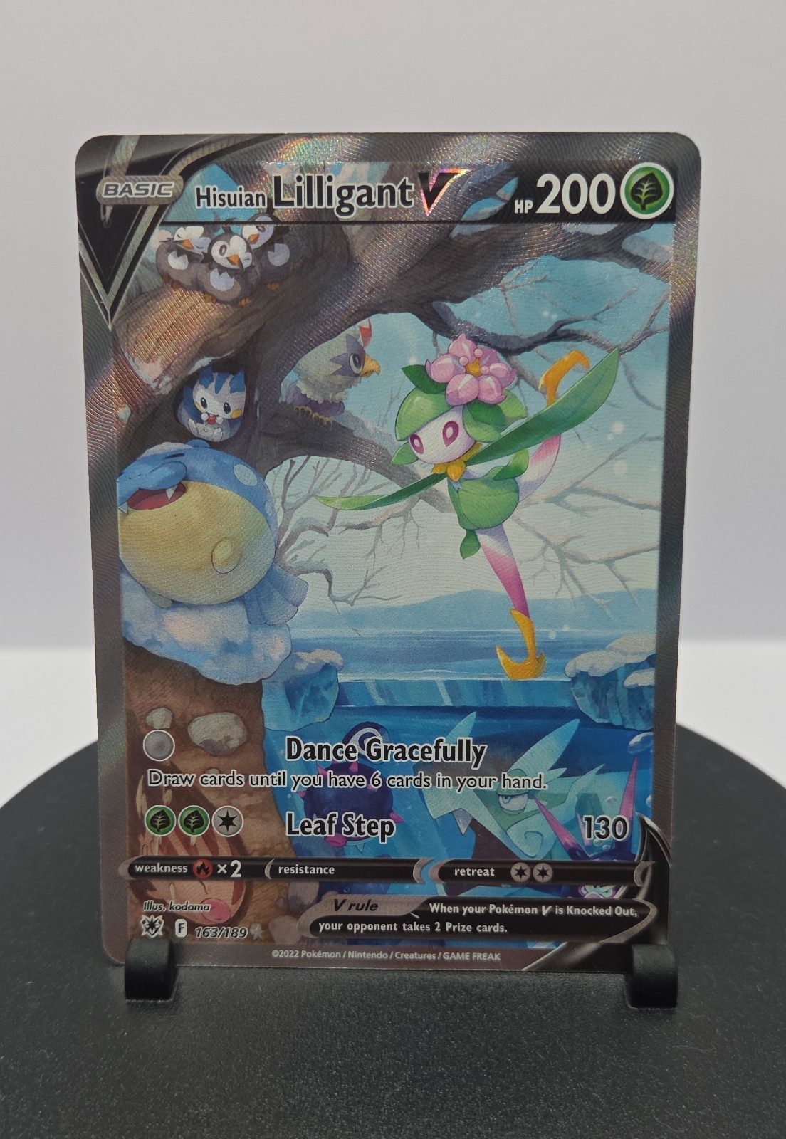Hisuian Lilligant V (Alternate Full Art) 163/189 Swsh10: Astral Radiance Holo