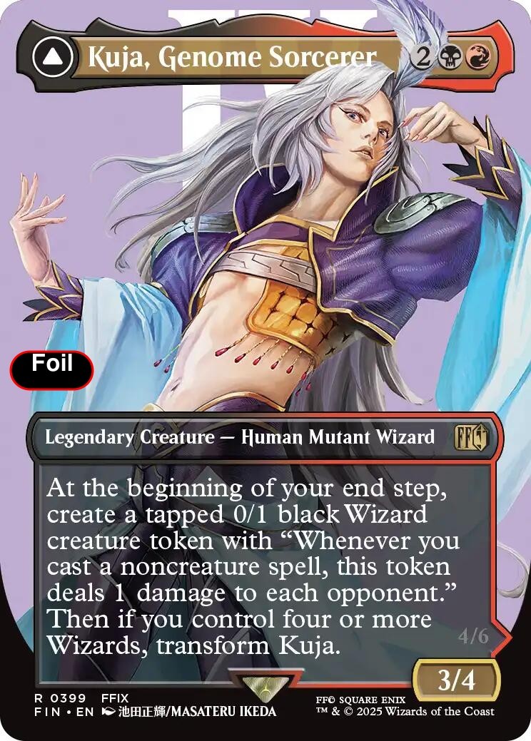 Foil Kuja, Genome Sorcerer (Borderless) – 399 – NM – FINAL FANTASY