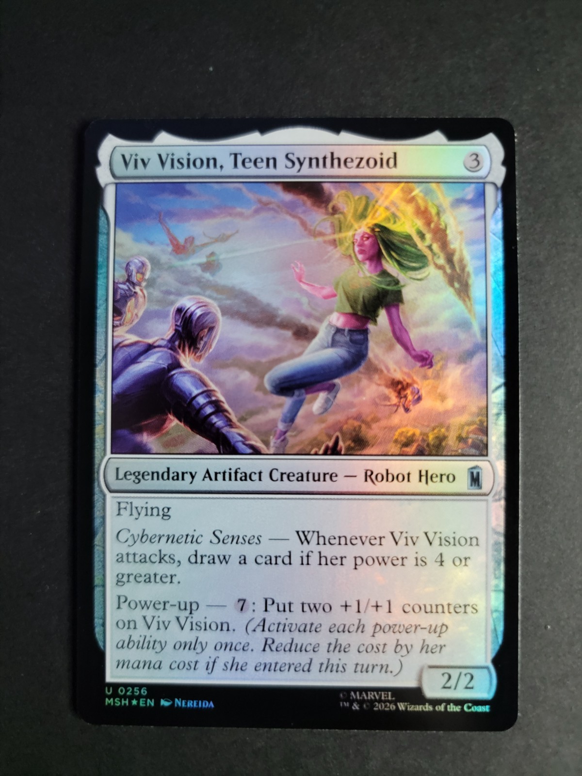Viv Vision, Teen Synthezoid (Foil) Uncommon MTG Marvel Super Heroes
