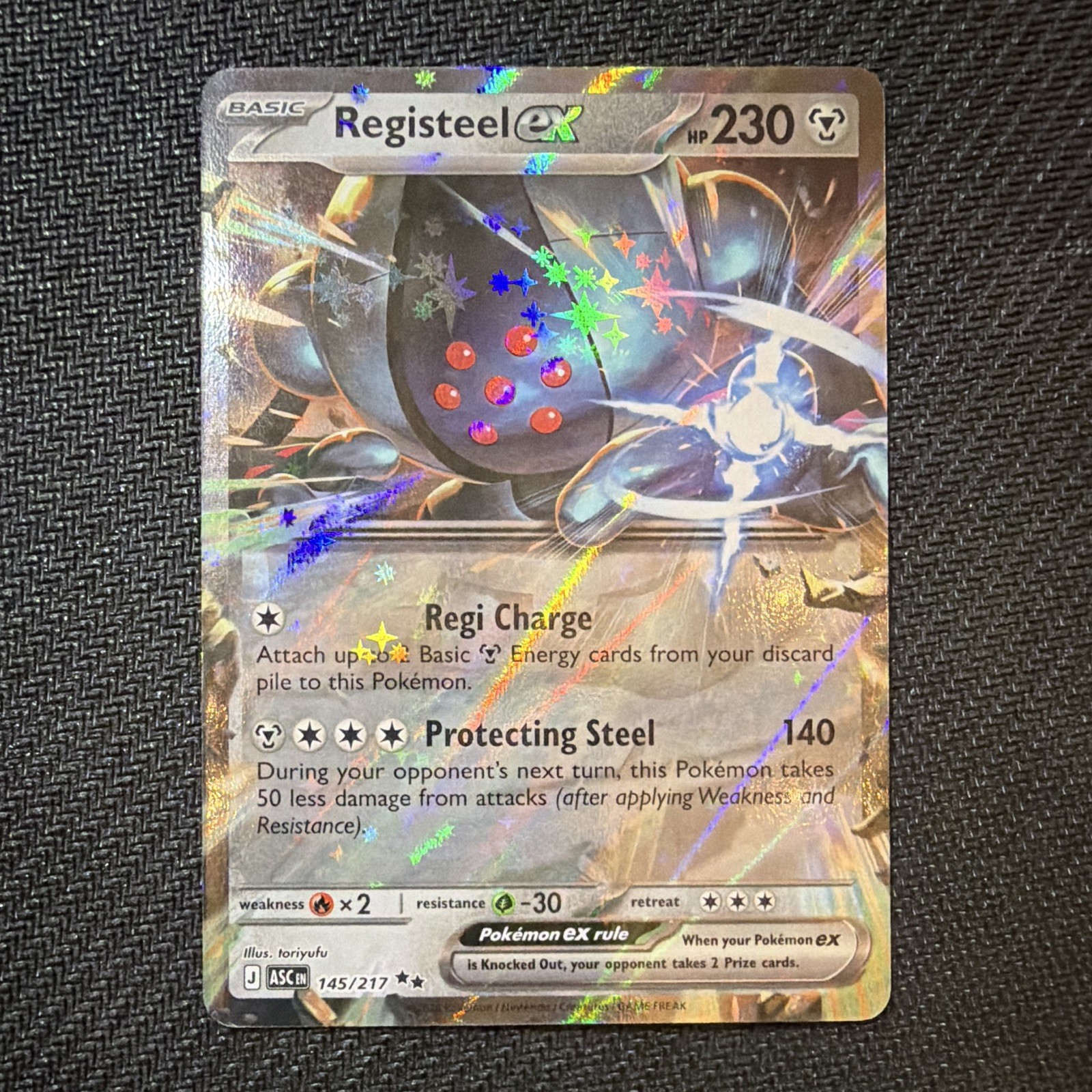 The Pokémon Company Registeel V 145/217 Astral Radiance Ultra Rare Holo EN