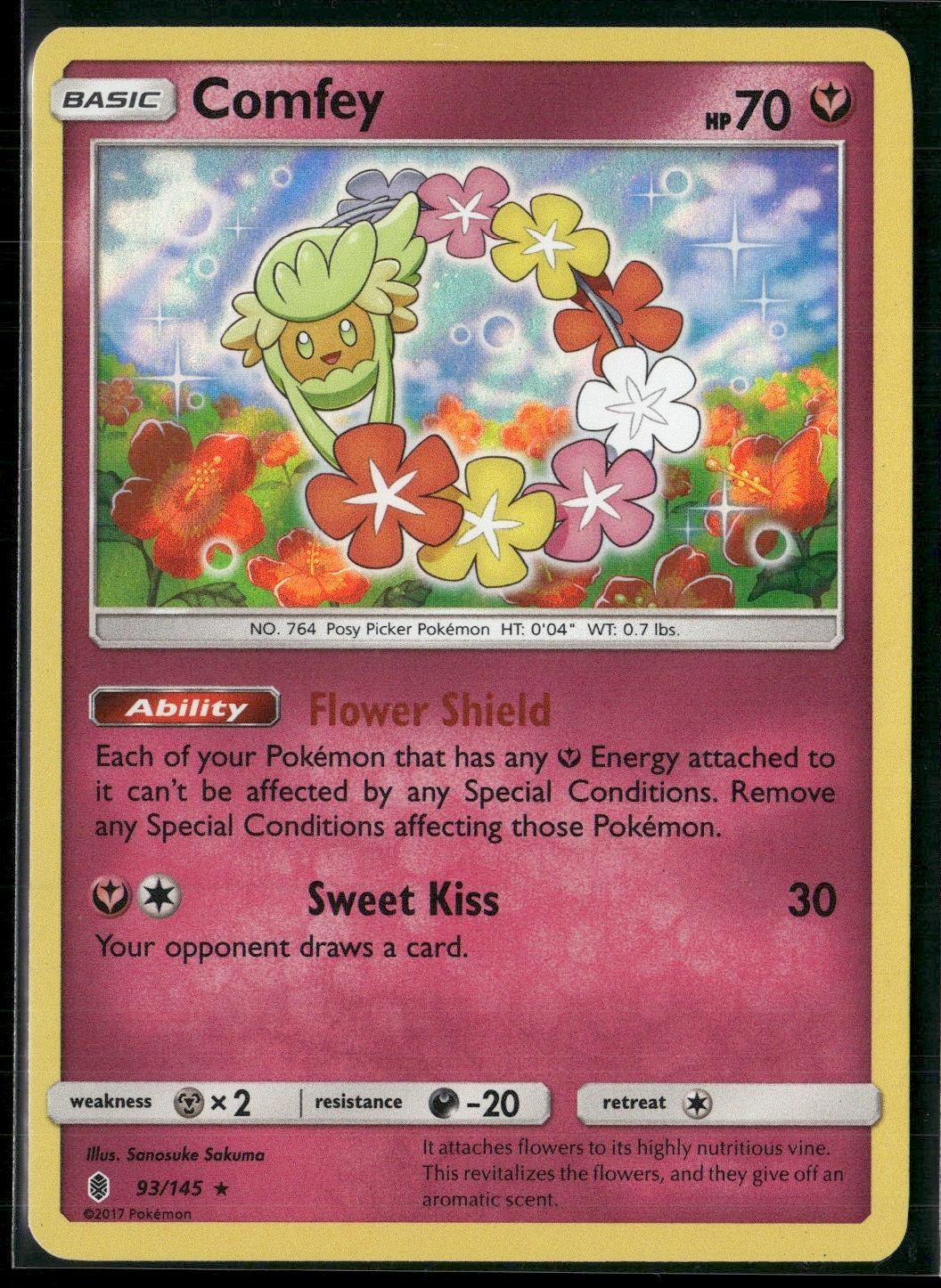 Pokémon – Comfey 93/145 Holo Guardians Rising LP