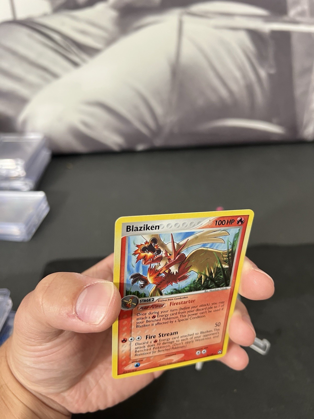 BLAZIKEN HOLO RARE POWER KEEPERS 5/108 FIRE HOLO POKEMON CARD