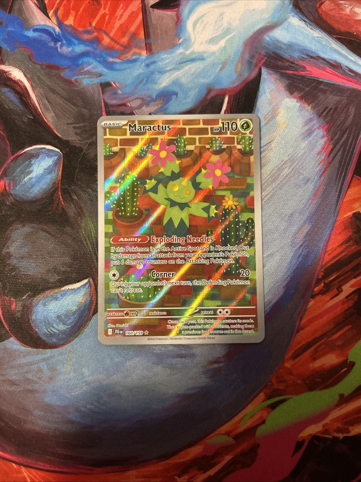Pokémon Maractus 160/159 Journey Together Illustration Rare Near Mint English
