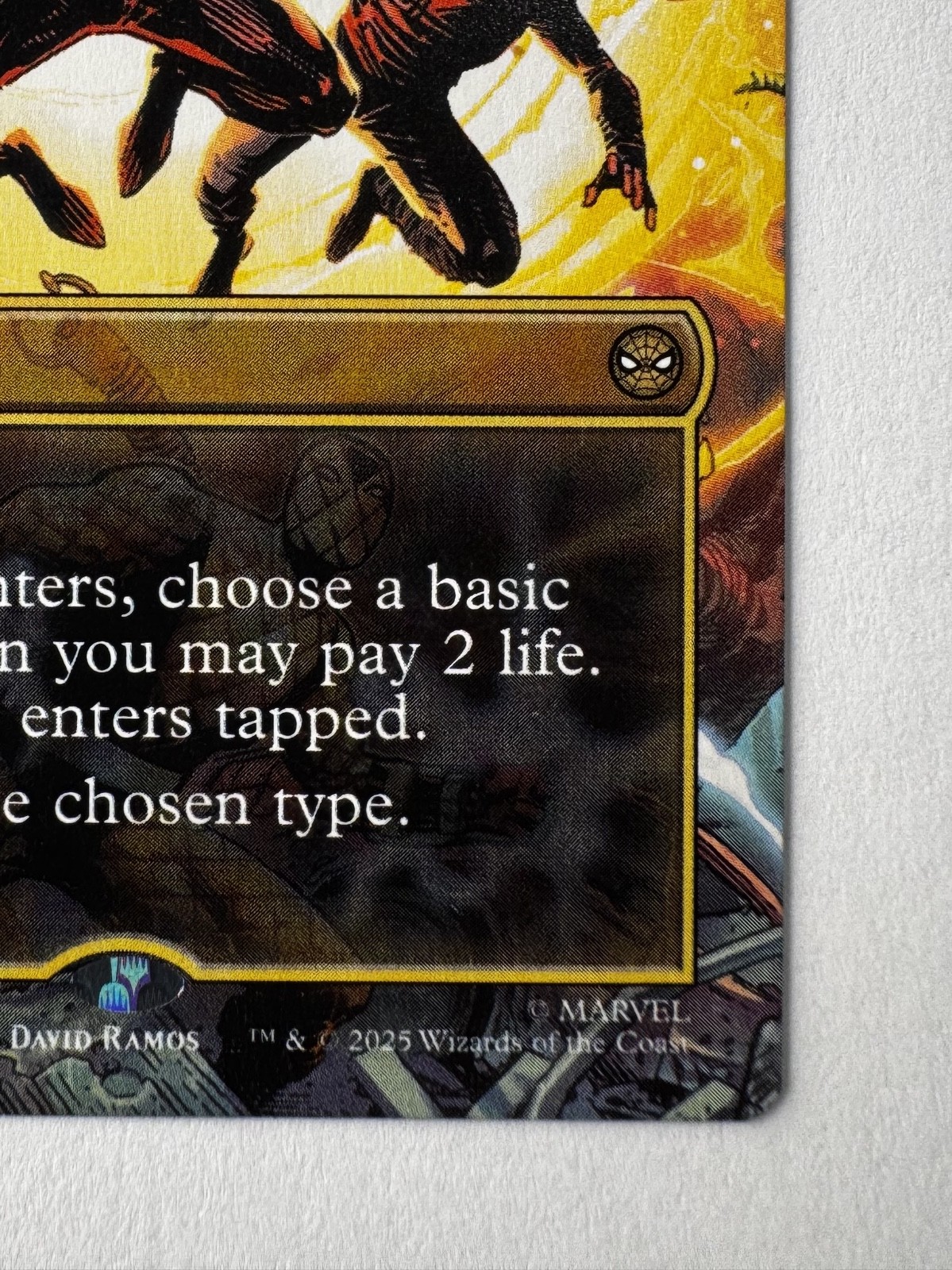 Multiversal Passage Borderless 206 – MTG Spider-Man Rare Land Any Color Regular