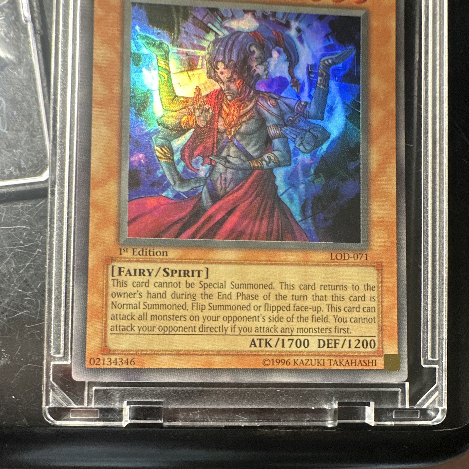 Konami Asura Priest LOD-071 Legacy of Darkness 1st Edition Super Rare Foil EN