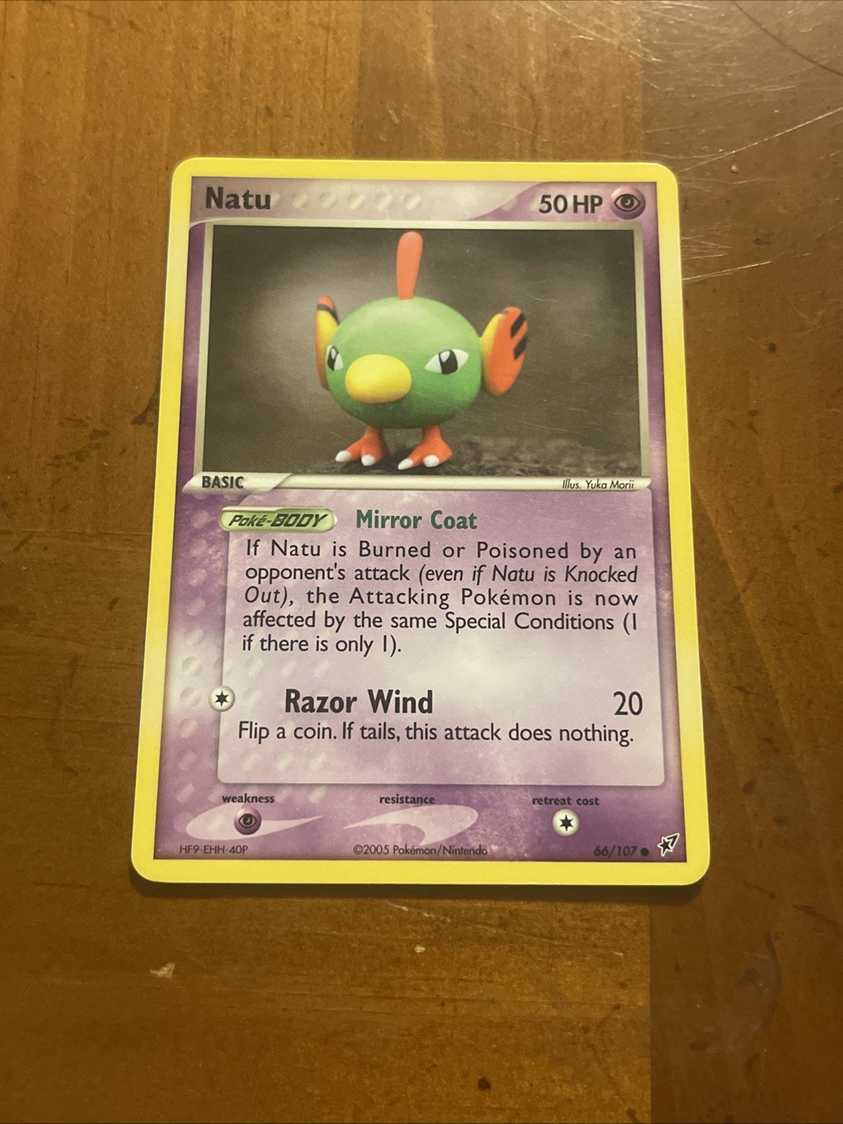 Pokemon TCG Natu 66/107 Deoxys MP