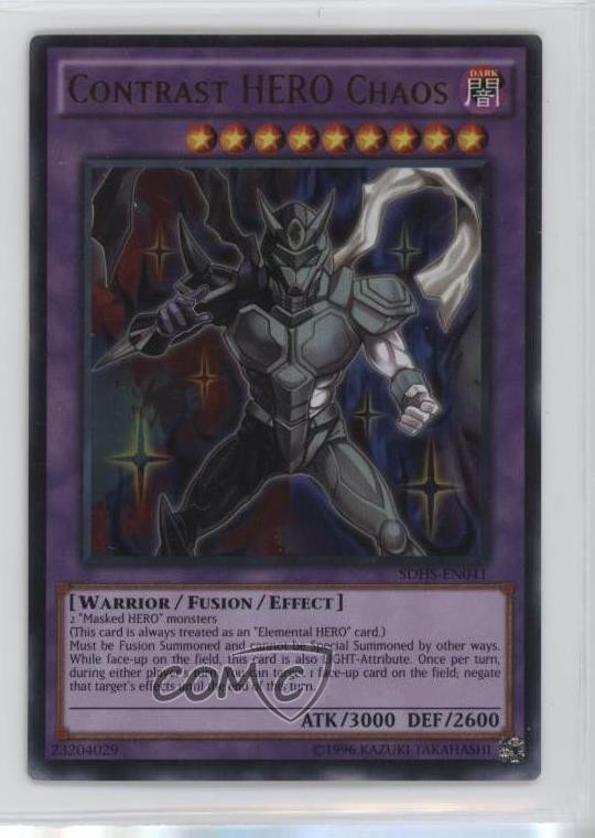 Contrast HERO Chaos YuGiOh Strike Structure Deck #SDHS-EN041