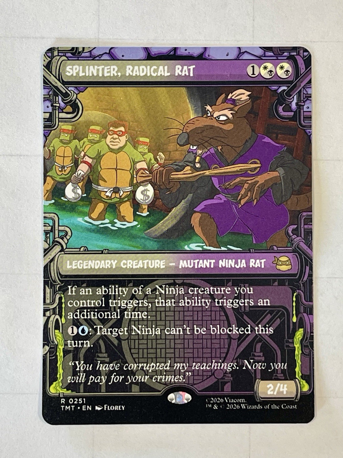 Splinter, Radical Rat (Showcase) Teenage Mutant Ninja Turtles Regular