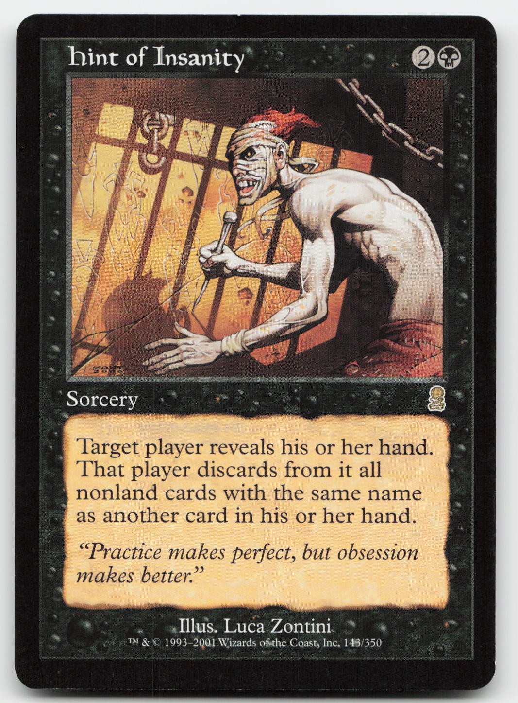 Hint of Insanity #143 (LP) Odyssey ODY Magic MTG