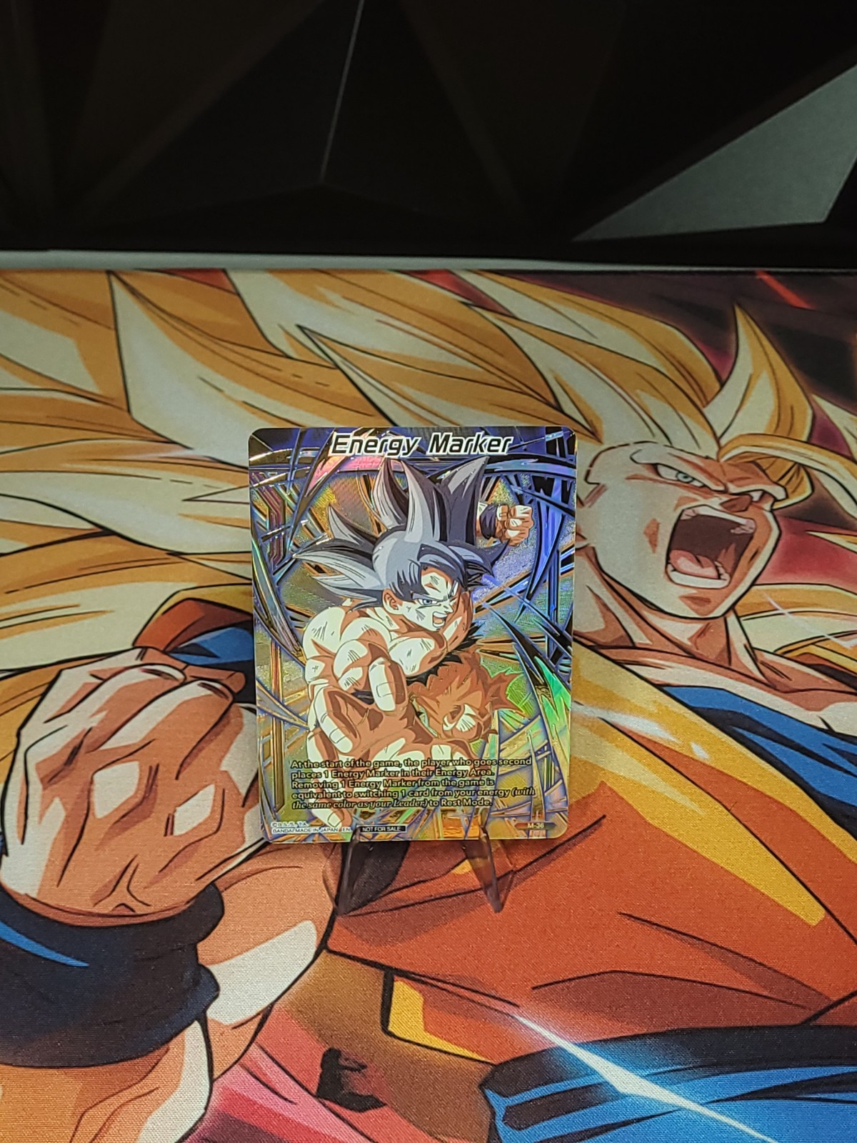 Dragon Ball Super Masters Energy Marker M-36 Son Goku Gold Foil *NM*