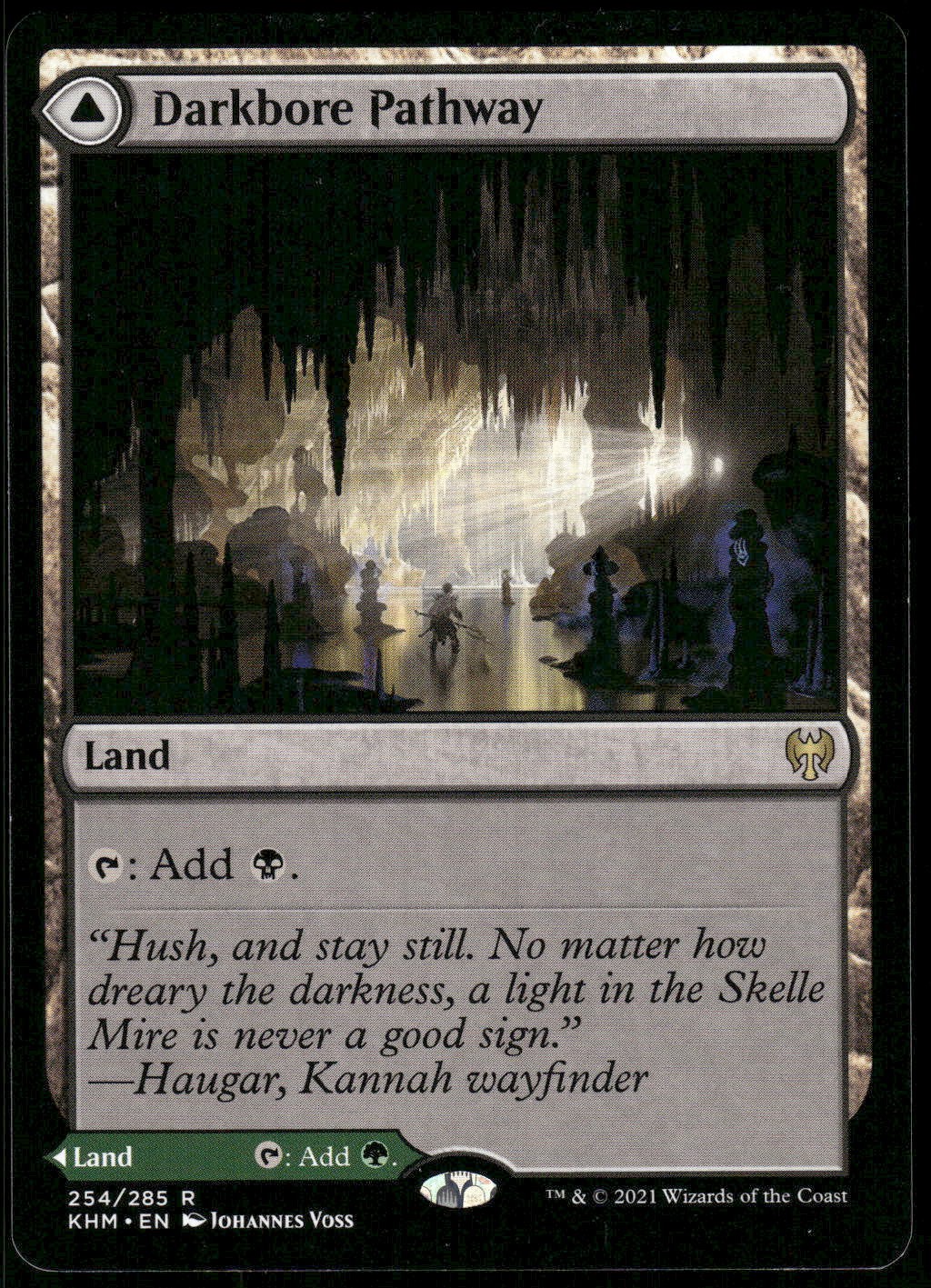 1x Darkbore Pathway – Kaldheim – NM – MTG