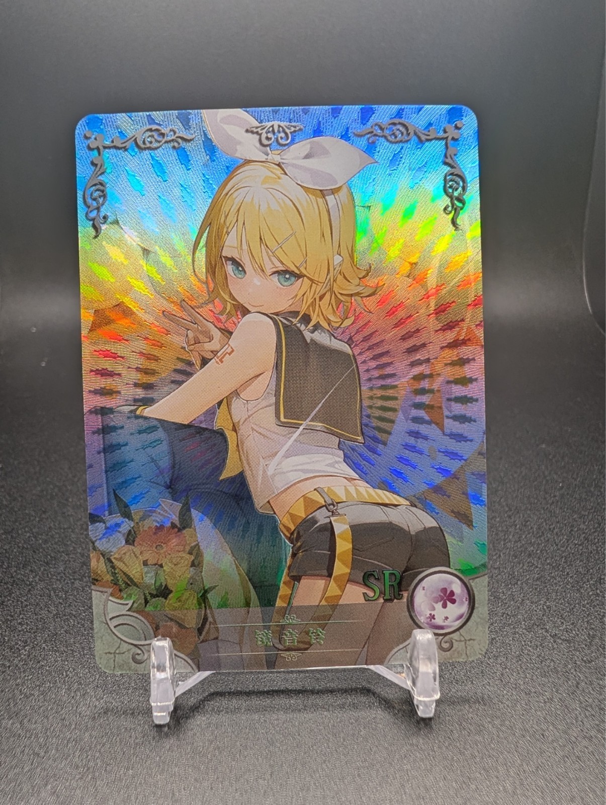 KAGAMINE RIN SR NS-1M14SR-30 Goddess Story Anime TCG CCG Collectible Card