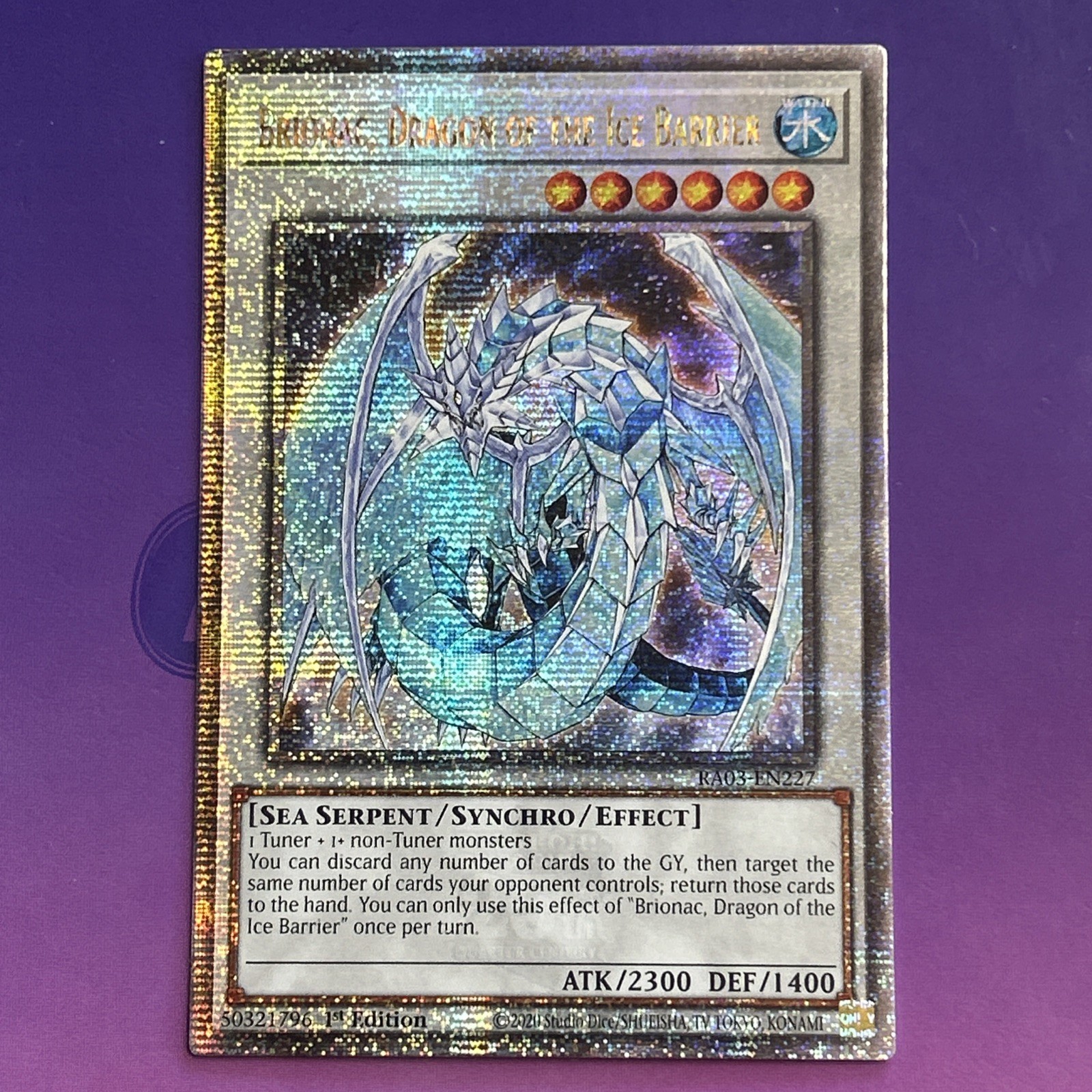 Brionac, Dragon of the Ice Barrier RA03-EN227 (QCSR)-EU