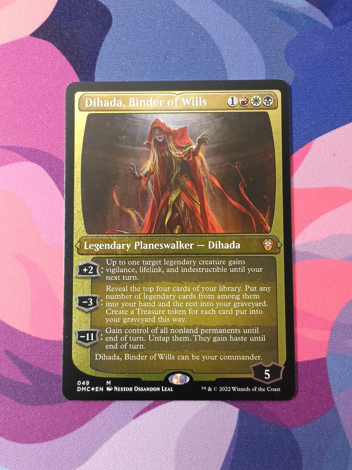 Dihada, Bind er of Wills – THICK STOCK | *% Off 2+ | Dominaria United | NM | MTG