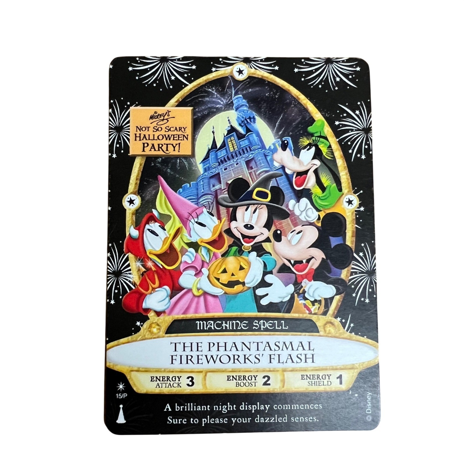 Disney Sorcerers Of The Magic Kingdom Phantasmal Fireworks Flash 15P Halloween