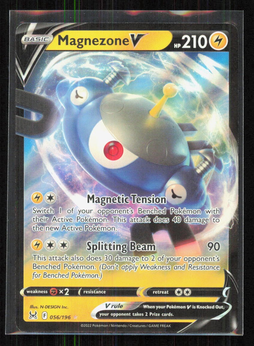 Magnezone V SWSH11: Lost Origin 056/196 Ultra Rare Lightning N DESIGN Inc. NM
