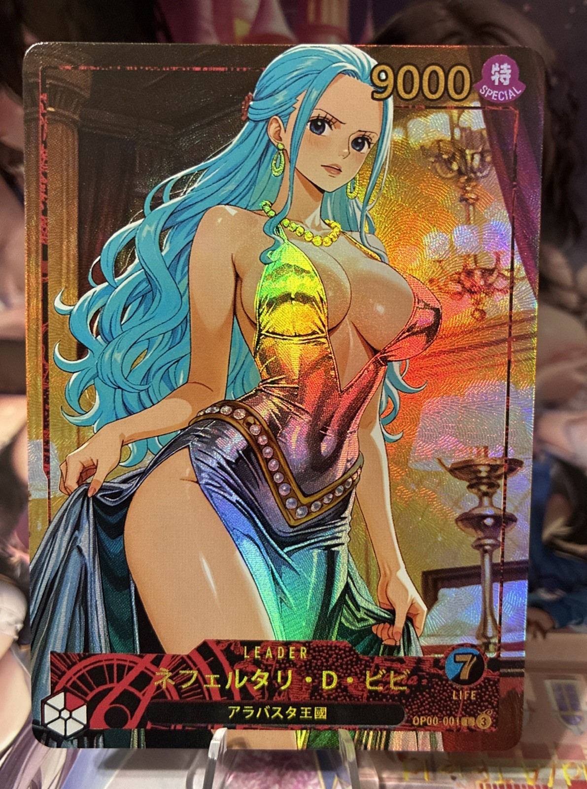 Holo Handmade Cartoon Beauty Anime Waifu Sexy Doujin Card Single Sided