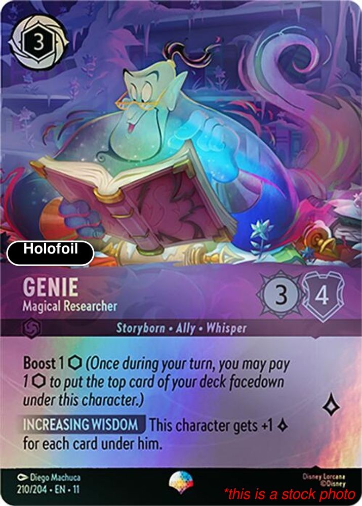 Genie – Magical Researcher (Epic) [Lorcana TCG 11 – 210/204] Holofoil