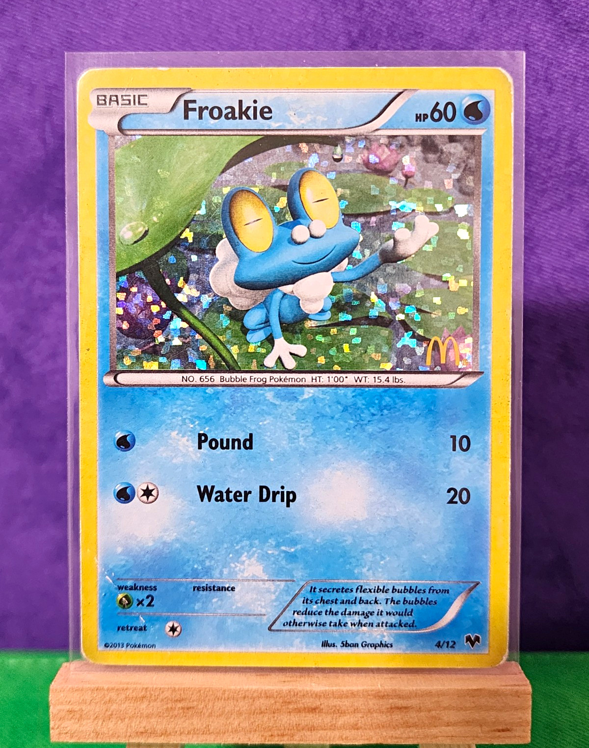 Pokémon TCG Froakie McDonald’s 2014 004/012 Promo Holo English