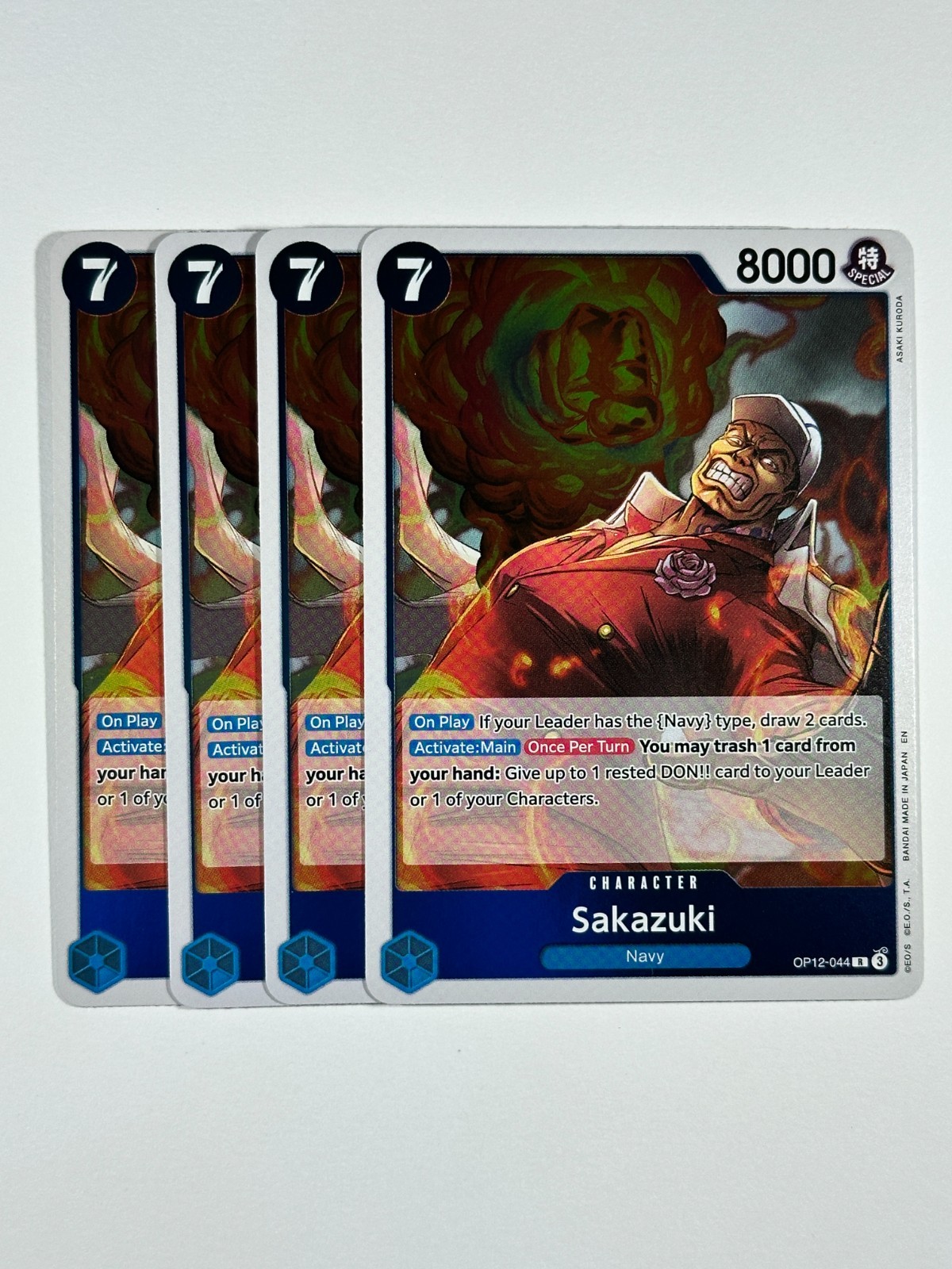 Sakazuki Playset – OP12-044 x4 – Legacy of the Master – One Piece TCG – English
